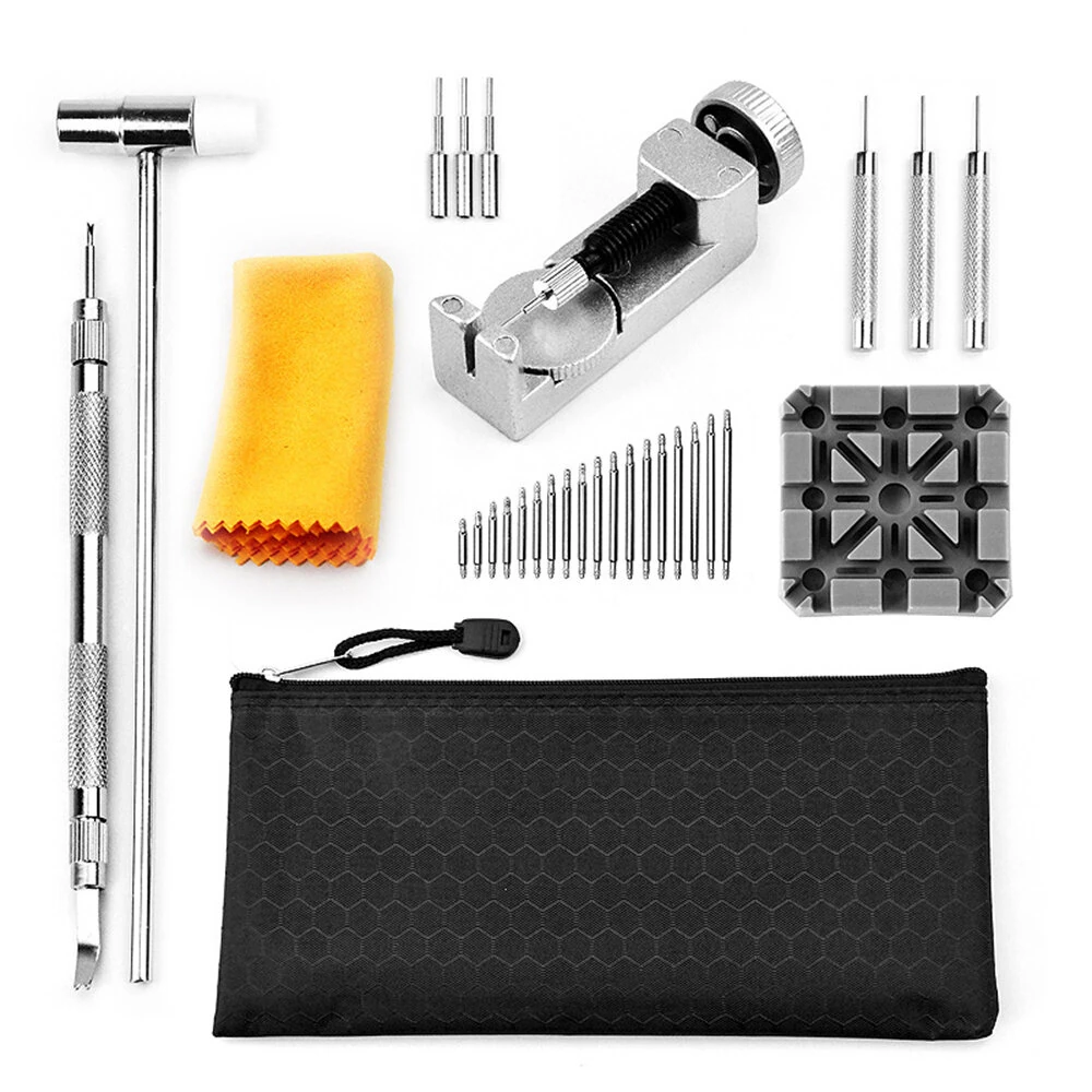 (image for) 10 Pcs Watch Repair Tools with Strap Removal and Replacement Kit Easy to Use Strap Remover and Adjuster