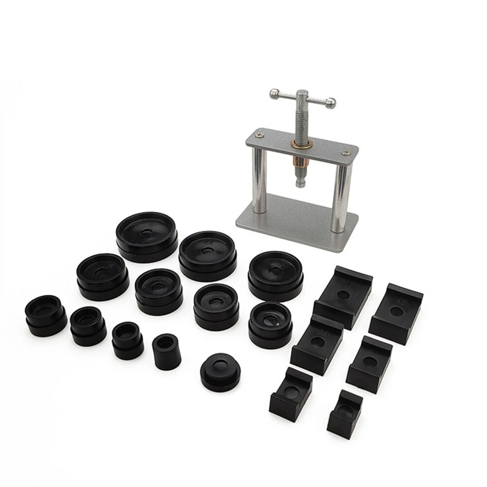 (image for) 18pcs Professional Watch Press Set Watch Back for CASE Closing Tool & Fitting Dies Watch Repairing Tool Die Kit for Watchmaker