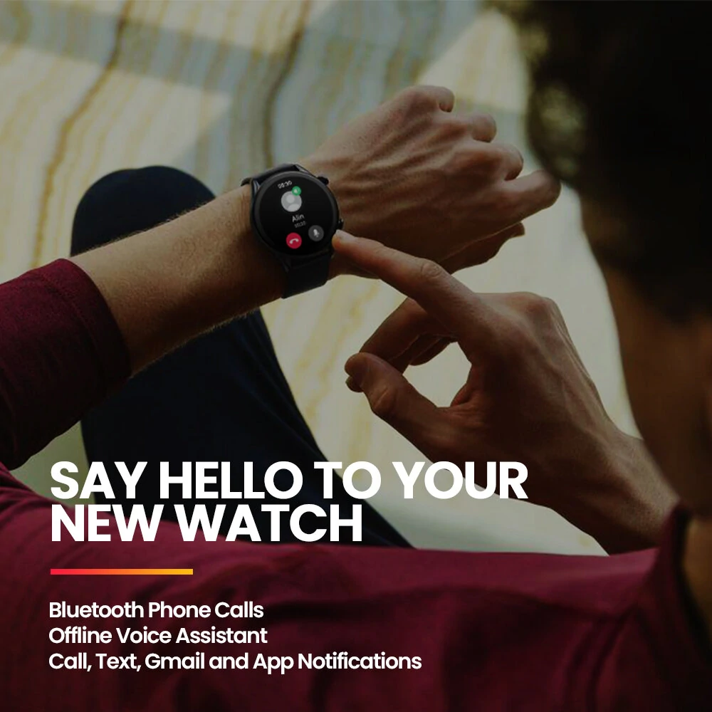 (image for) [2024 World Premiere]New Zeblaze Btalk 3 Plus 1.39 inch Large HD Color Display Fitness Tracking HiFi bluetooth Phone Calls Health and Fitness Tracking Smart Watch