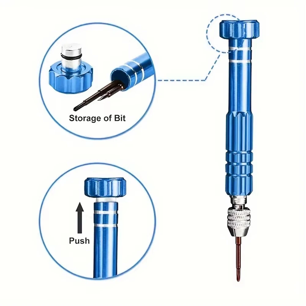 (image for) 212pcs Watch Repair Tool Kit - Aluminum Alloy Watchmaker Set with Pry Knife, Screwdrivers, Pin Hammer, Band Link Tools for Watch Repairs