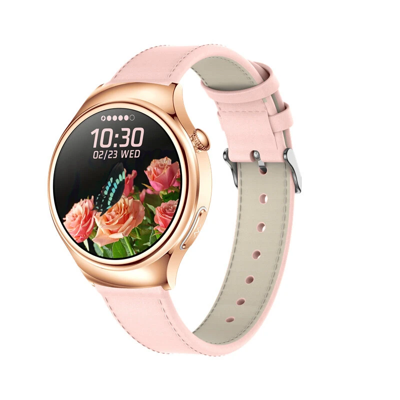 (image for) ET390 1.27inch HD Screen Female-Customization Women's Health ECG AI Medical Diagnosis bluetooth Call Heart Rate Blood Pressure Blood Oxygen Monitor Sleep Monitoring Non-invasive Blood Glucose