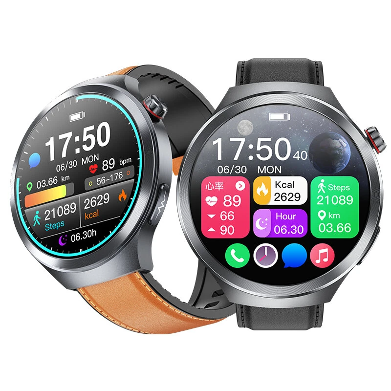 (image for) ET475 1.73-inch AMOLED Display ECG Micro Examination NFC Alipay AI Diagnosis bluetooth Call Heart Rate Blood Pressure Blood Oxygen Monitor Sleep Monitoring Non-invasive Blood Glucose Measurem