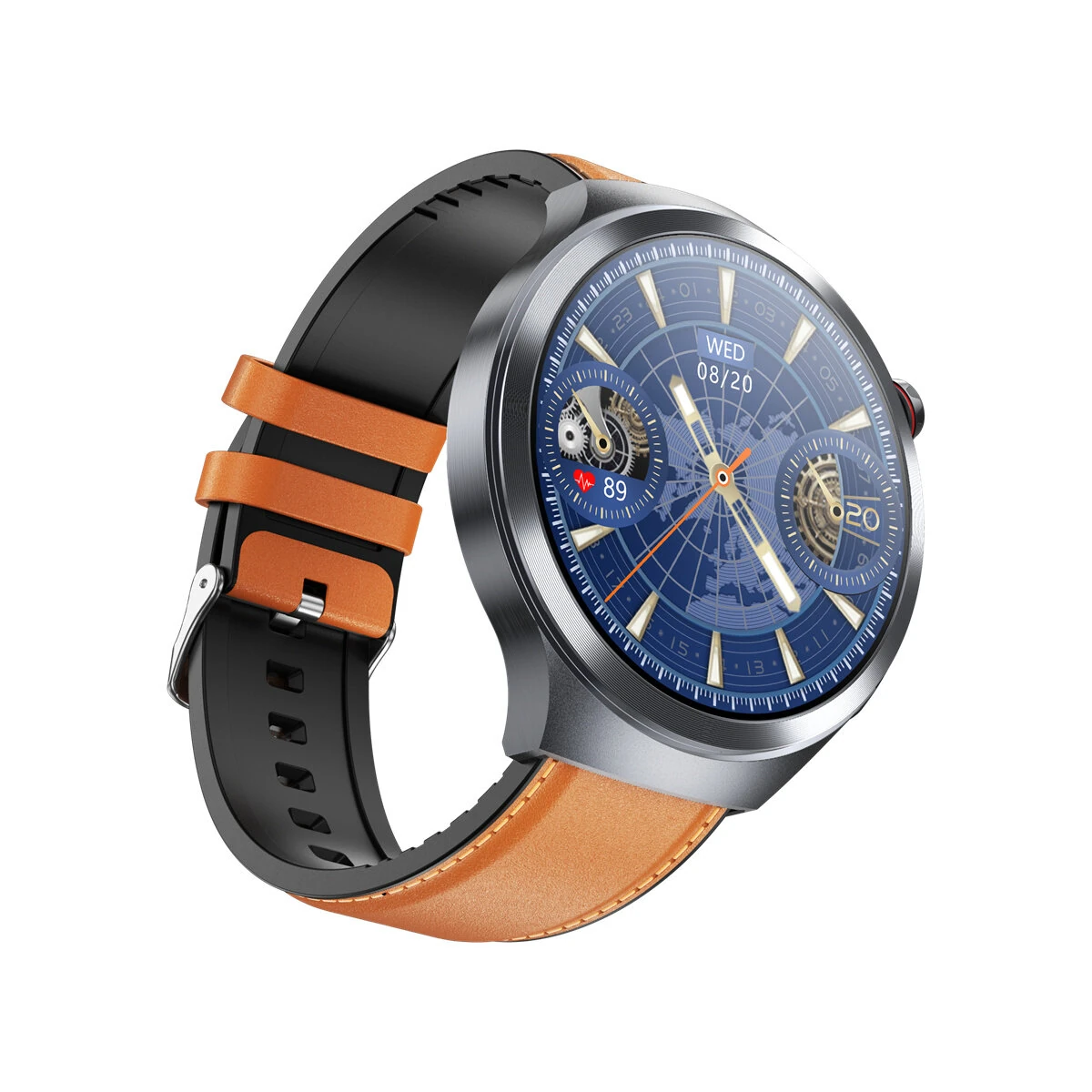 (image for) ET475 1.73-inch AMOLED Display ECG Micro Examination NFC Alipay AI Diagnosis bluetooth Call Heart Rate Blood Pressure Blood Oxygen Monitor Sleep Monitoring Non-invasive Blood Glucose Measurem