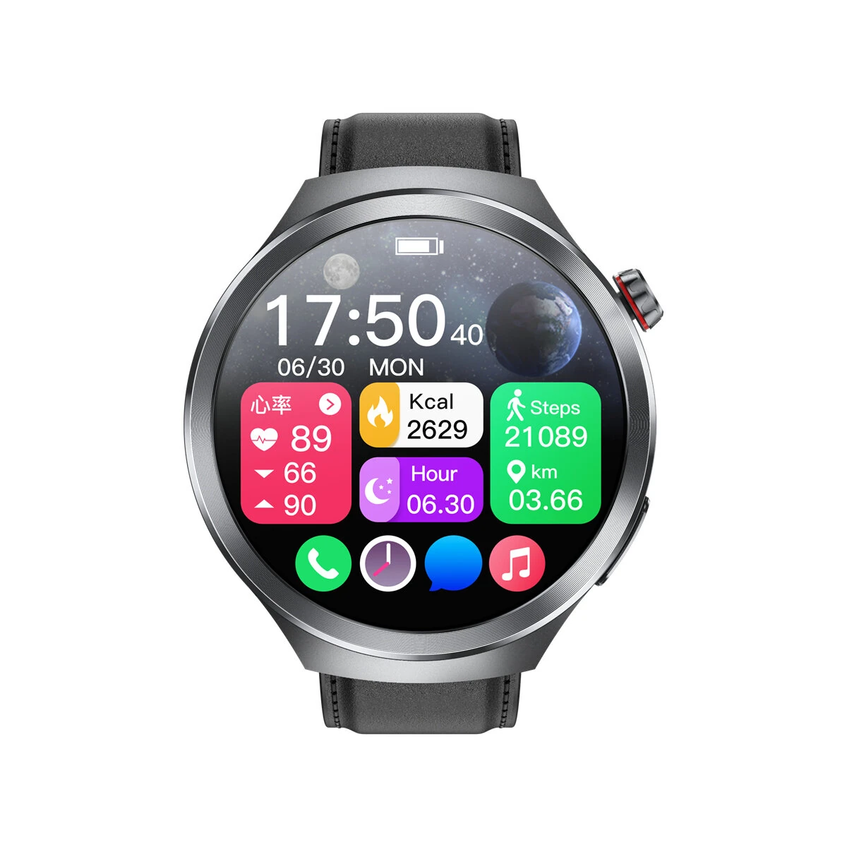 (image for) ET475 1.73-inch AMOLED Display ECG Micro Examination NFC Alipay AI Diagnosis bluetooth Call Heart Rate Blood Pressure Blood Oxygen Monitor Sleep Monitoring Non-invasive Blood Glucose Measurem