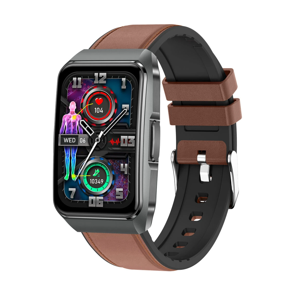(image for) ET650 1.57inch HD Screen ECG HRV Lorenz Analysis Micro-physical Examination Heart Rate Blood Pressure Blood Composition SpO2 Monitor Sleep Monitoring Non-invasive Blood Glucose Measurement SO