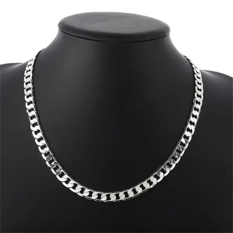 (image for) Fashion Men Women Neck Necklace Classic Chain Jewelry Male Trendy Chain Necklace HipHop Jewelry Gift