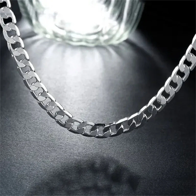 (image for) Fashion Men Women Neck Necklace Classic Chain Jewelry Male Trendy Chain Necklace HipHop Jewelry Gift