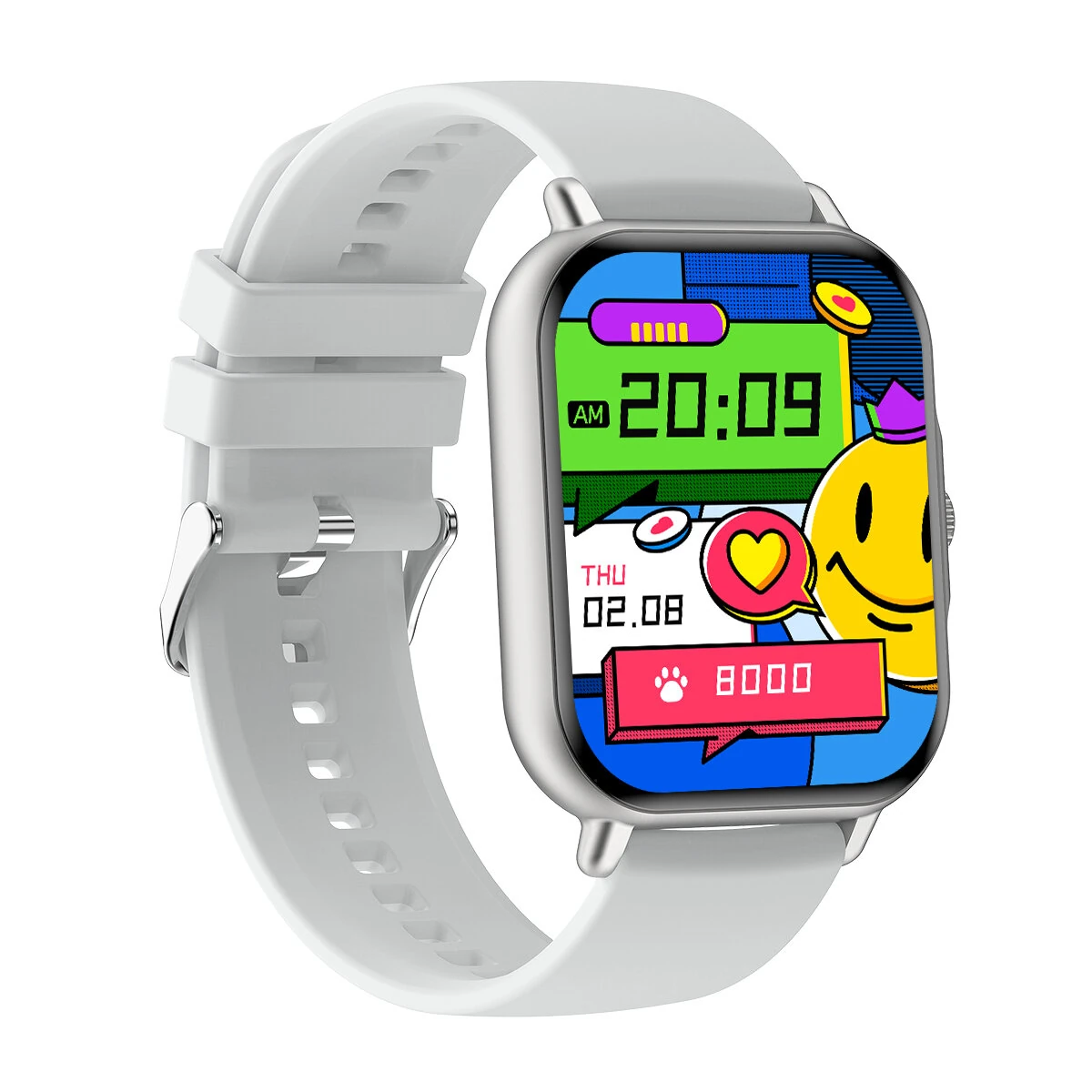 (image for) H15Plus 1.83inch HD Screen bluetooth Call Heart Rate Blood Pressure Blood Oxygen Monitor Sleep Monitoring Multi-sport Modes Music Playback IP67 Waterproof Smart Watch