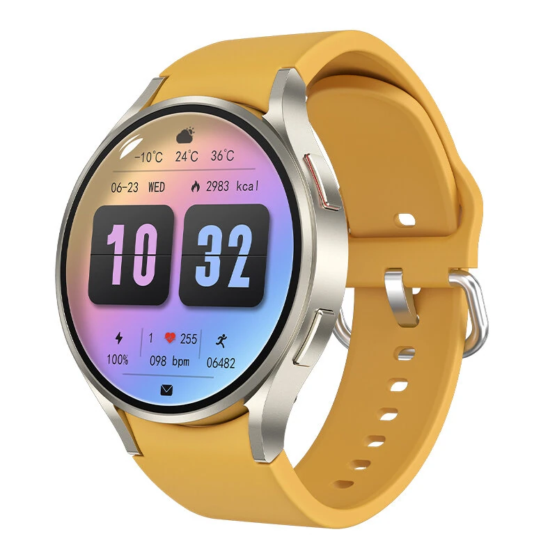 (image for) M10 1.4inch HD Screen bluetooth Call Heart Rate Blood Pressure Blood Oxygen Monitor Blood Sugar Sleep Monitoring Multi-sport Modes GPS Record Music Playback IP68 Waterproof Smart Watch