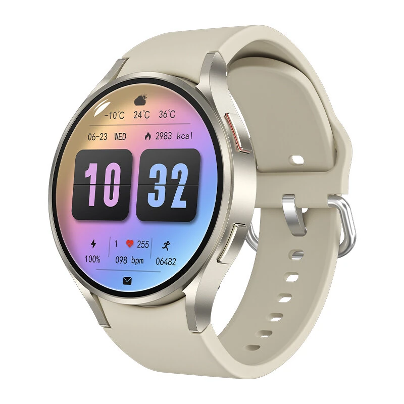 (image for) M10 1.4inch HD Screen bluetooth Call Heart Rate Blood Pressure Blood Oxygen Monitor Blood Sugar Sleep Monitoring Multi-sport Modes GPS Record Music Playback IP68 Waterproof Smart Watch