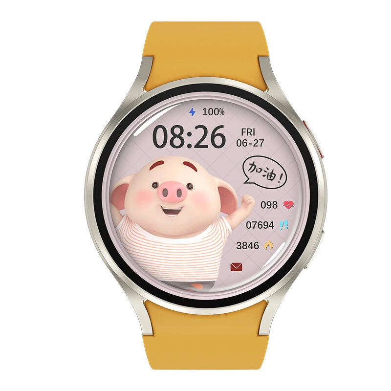 (image for) M10 1.4inch HD Screen bluetooth Call Heart Rate Blood Pressure Blood Oxygen Monitor Blood Sugar Sleep Monitoring Multi-sport Modes GPS Record Music Playback IP68 Waterproof Smart Watch