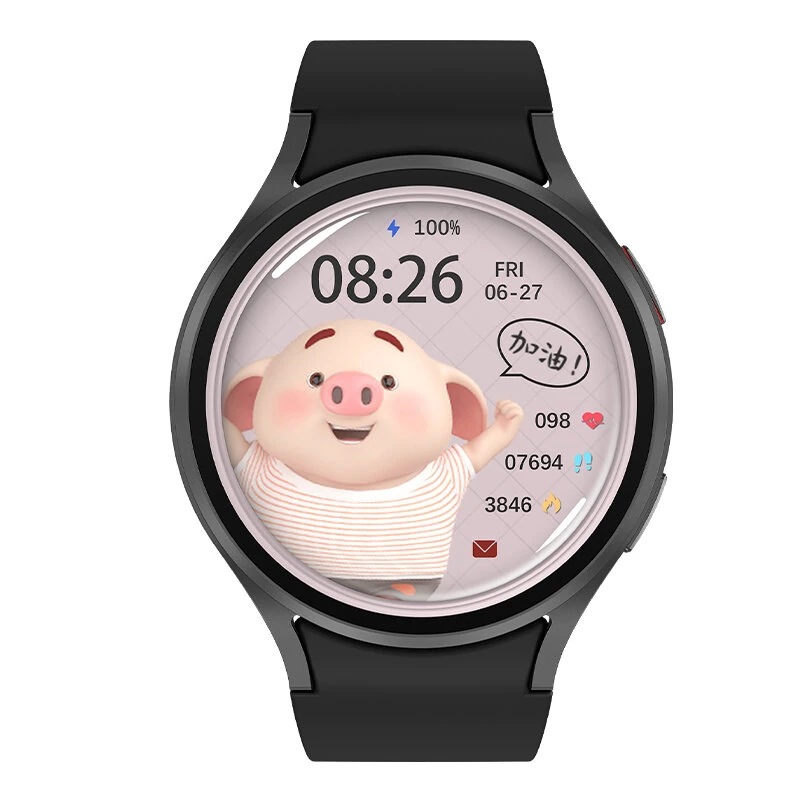 (image for) M10 1.4inch HD Screen bluetooth Call Heart Rate Blood Pressure Blood Oxygen Monitor Blood Sugar Sleep Monitoring Multi-sport Modes GPS Record Music Playback IP68 Waterproof Smart Watch