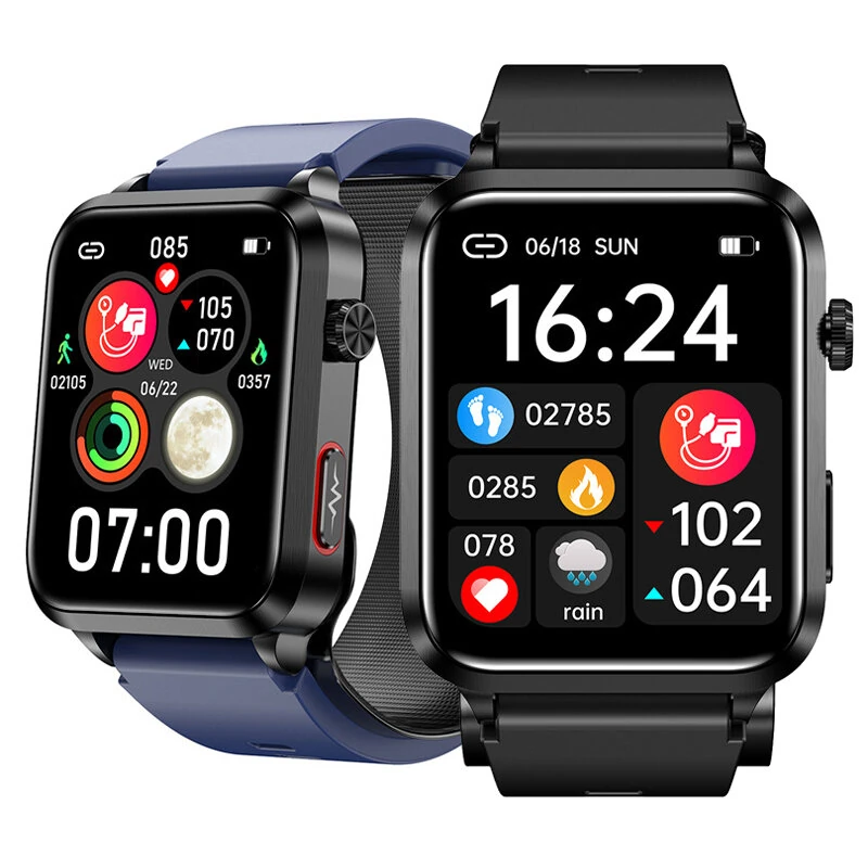 (image for) S11 1.92 inch HD Screen Air pump+Airbag Detachable Smart Band ECG Blood Glucose Blood Lipid Measurement AI Medical Diagnosis Heart Rate Blood Pressure Blood Oxygen Monitor Sleep Monitoring Mu
