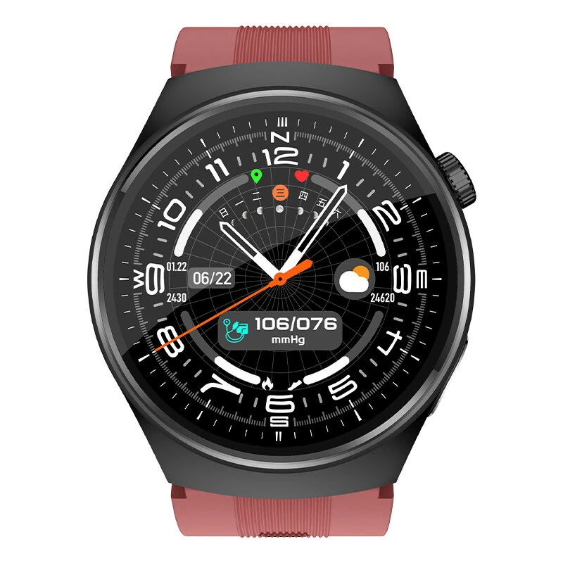 (image for) S28 1.39inch HD Screen Air Pump Airbag Type NFC bluetooth Call Heart Rate Blood Pressure Blood Glucose SpO2 Monitor Sleep Monitoring Uric Acid Lipid Function Breathing Exercise SOS Emergency 