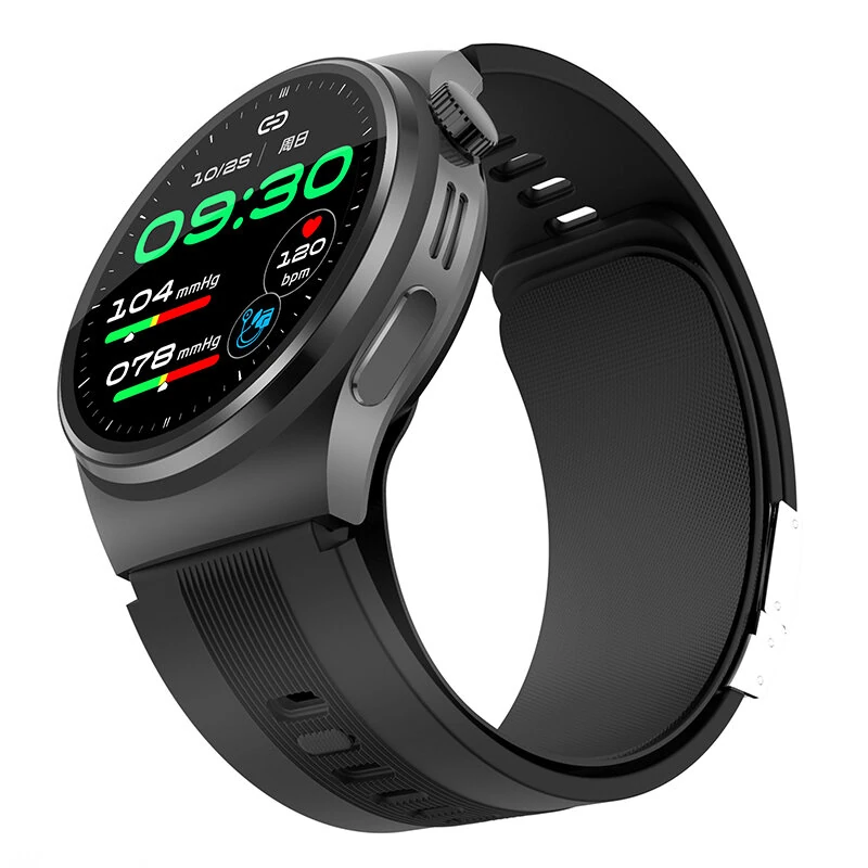 (image for) S28 1.39inch HD Screen Air Pump Airbag Type NFC bluetooth Call Heart Rate Blood Pressure Blood Glucose SpO2 Monitor Sleep Monitoring Uric Acid Lipid Function Breathing Exercise SOS Emergency 