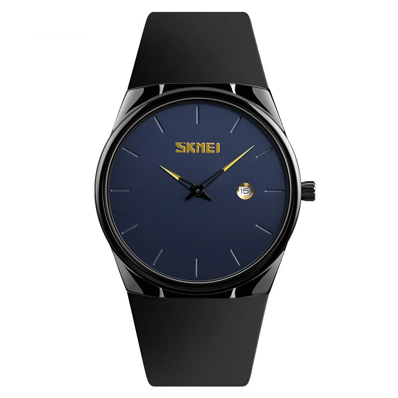 (image for) SKMEI Men's Quartz Watch Waterproof Small Dial Date Calendar Simple Fashion Sports Watch for Men Women