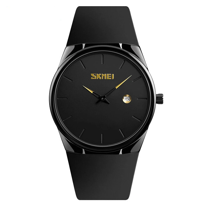 (image for) SKMEI Men's Quartz Watch Waterproof Small Dial Date Calendar Simple Fashion Sports Watch for Men Women