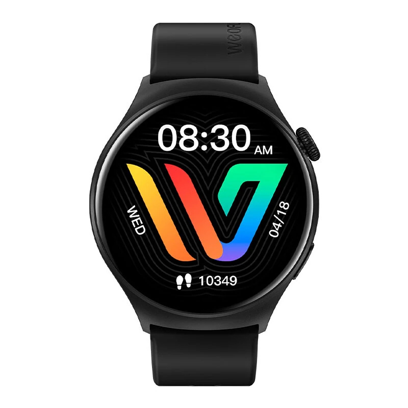 (image for) Weofly Curve 1.43inch AMOLED Display bluetooth Call Heart Rate Blood Pressure Blood Oxygen Monitor Sleep Monitoring Stress Measurement Female Health Multi-sport Modes Music Playback IP68 Wate