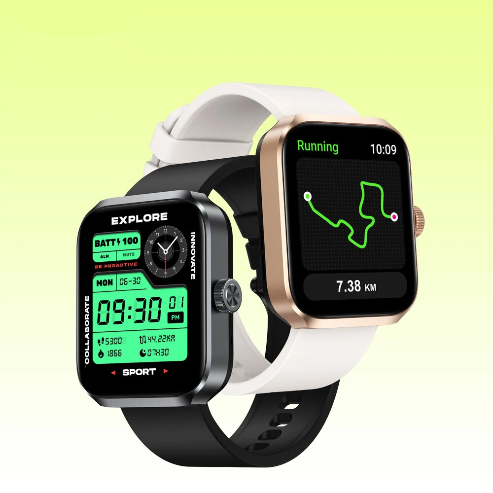 (image for) [World Premiere]Zeblaze Beyond 3 Plus Built-in GPS & Route Import 1.78 inch AMOLED 3 ATM Swimming Stainless Steel Navigation Crown Lightweight Heatlh Monitoring Smart Watch