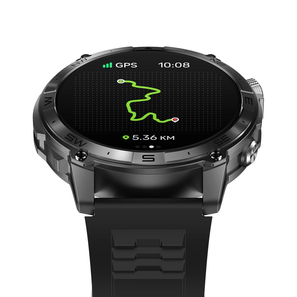 (image for) [World Premiere]Zeblaze Stratos 2 Plus 1.43 inch AMOLED GPS Health and Fitness Barometric Altimeter Compass 3 ATM Waterproof Smart Watch