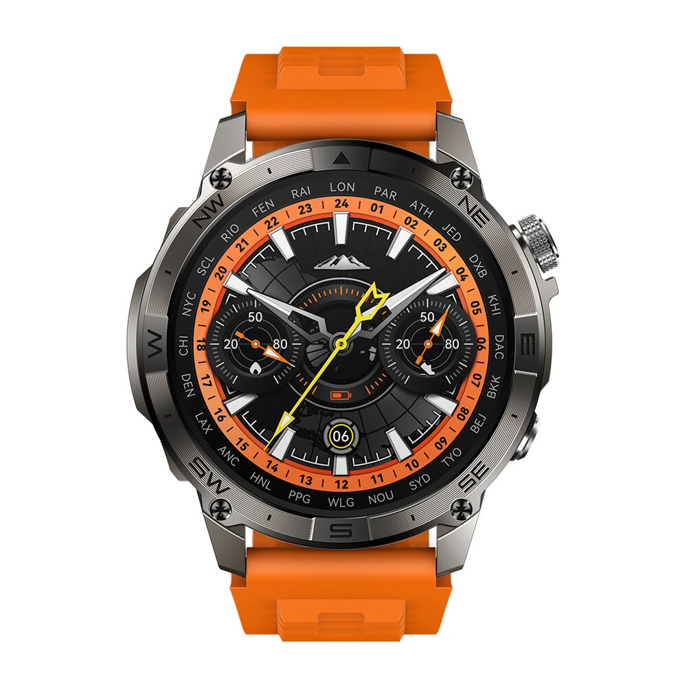 (image for) [World Premiere]Zeblaze Stratos 2 Plus 1.43 inch AMOLED GPS Health and Fitness Barometric Altimeter Compass 3 ATM Waterproof Smart Watch