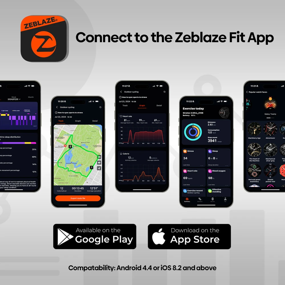 (image for) [World Premiere]Zeblaze Stratos 3 Ultra 1.43 inch AMOLED GPS Dual Brand GNSS 5 ATM IP69K Waterproof Health Management Ultimate Outdoor GPS Smart Watch